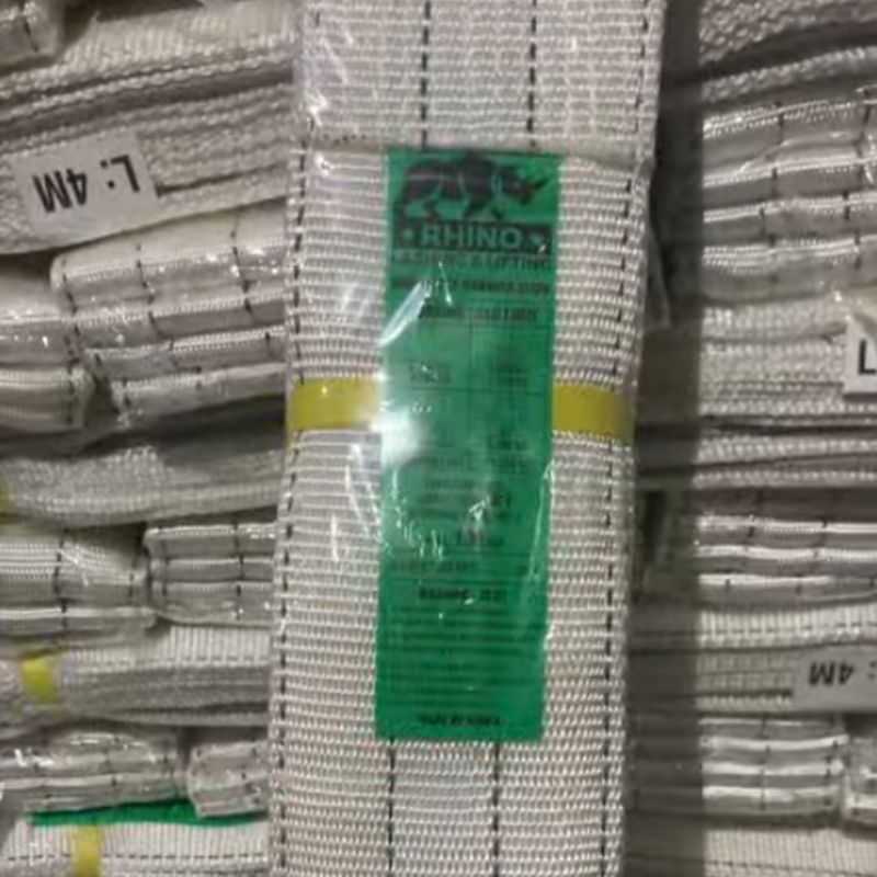 Dây cáp vải cẩu hàng được ứng dụng rộng rãi